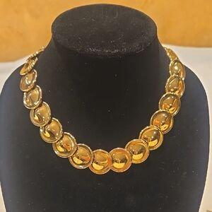 Chic Gold Statement Necklace